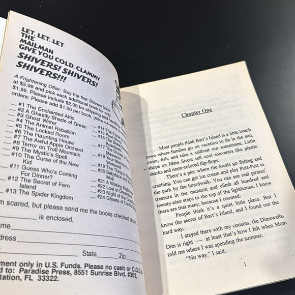 Shivers #24: The Ghosts of Devil’s Marsh by M.D. Spenser - Vintage Novel - Picture 5 of 9